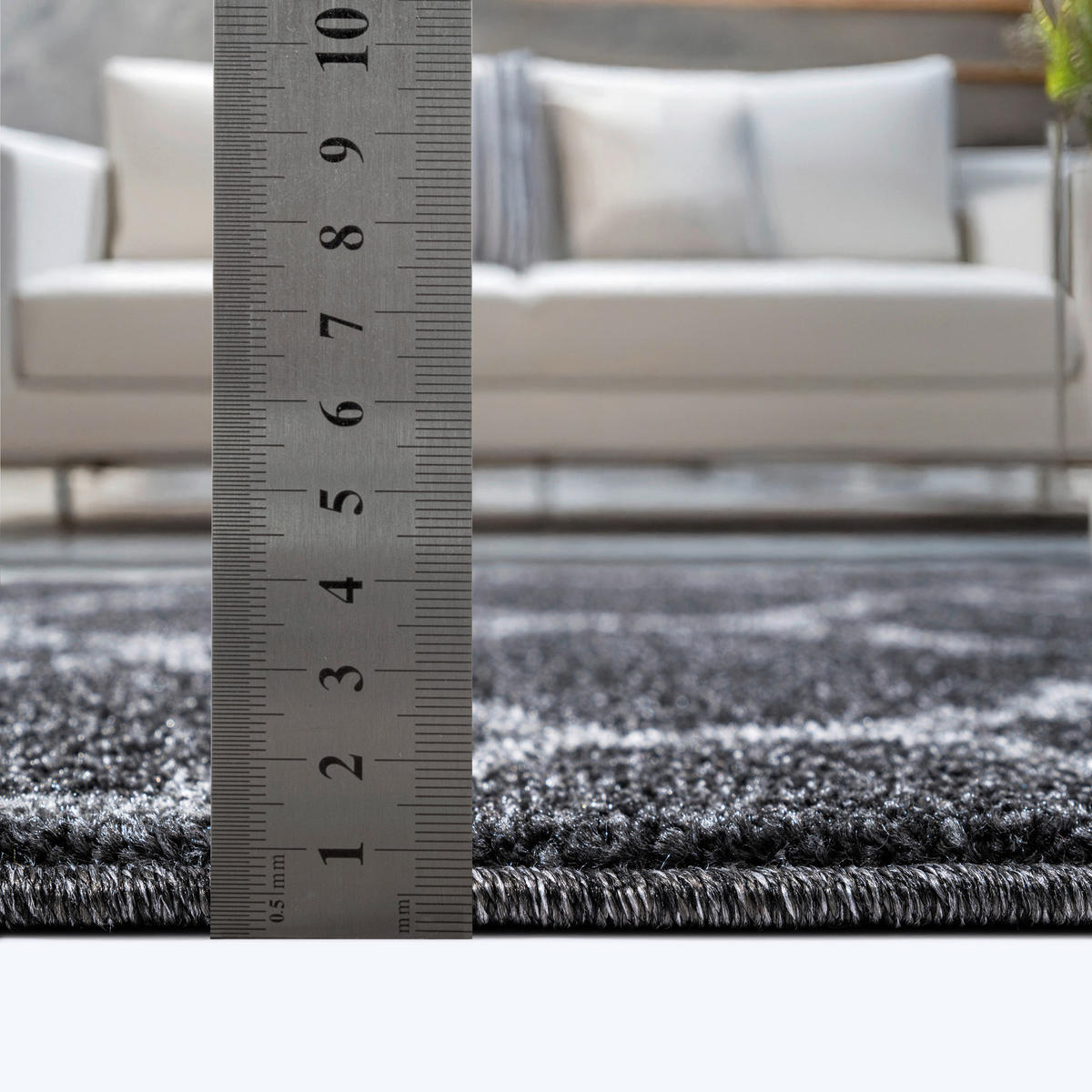 Sanat Teppich schwarz B/L: ca. 200x80 cm Teppich_Boho_8202_80x200 - schwarz (200,00/80,00cm) - Sanat