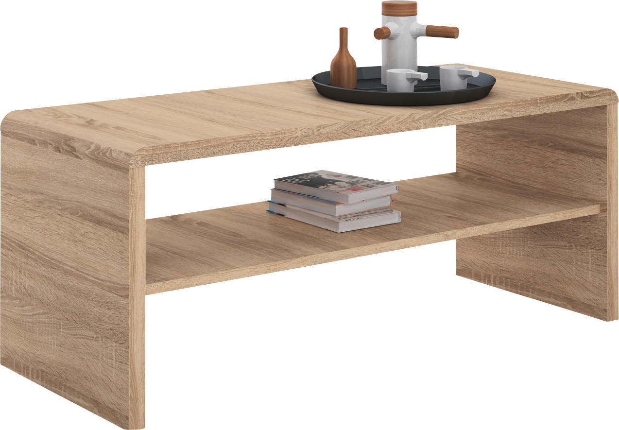 Couchtisch Cala Luna C4T05 Eiche Sonoma Nachbildung B/H/T: ca. 100x40x40 cm Cala Luna C4T05 - Eiche (100,00/40,00/40,00cm)