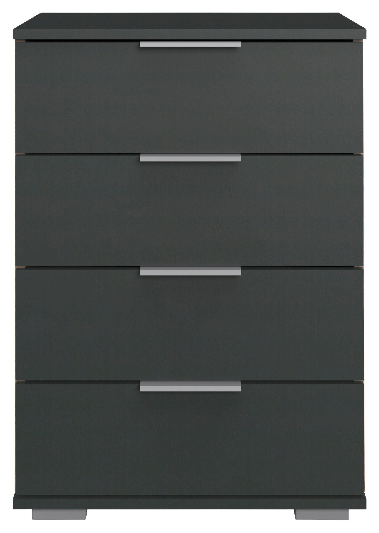 Nachtkonsole Easy Plus Graphit B/H/T: ca. 52x74x38 cm Easy Plus - Graphit/Silbergrau (52,00/74,00/38,00cm)
