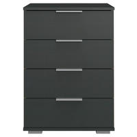 Nachtkonsole Easy Plus Graphit B/H/T: ca. 52x74x38 cm Easy Plus - Graphit/Silbergrau (52,00/74,00/38,00cm)