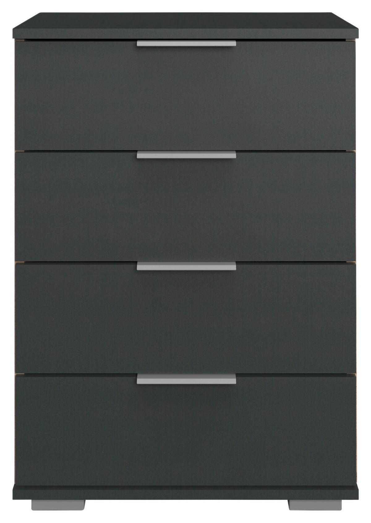 Nachtkonsole Easy Plus Graphit B/H/T: ca. 52x74x38 cm Easy Plus - Graphit/Silbergrau (52,00/74,00/38,00cm)