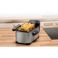 Alpina Fritteuse silber Edelstahl ca. 3 l Fritteuse - silber (3,00l) - Alpina