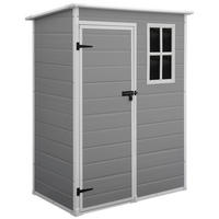 POCOline Gartenhaus Nizza grau Nizza - weiß/grau - POCOline