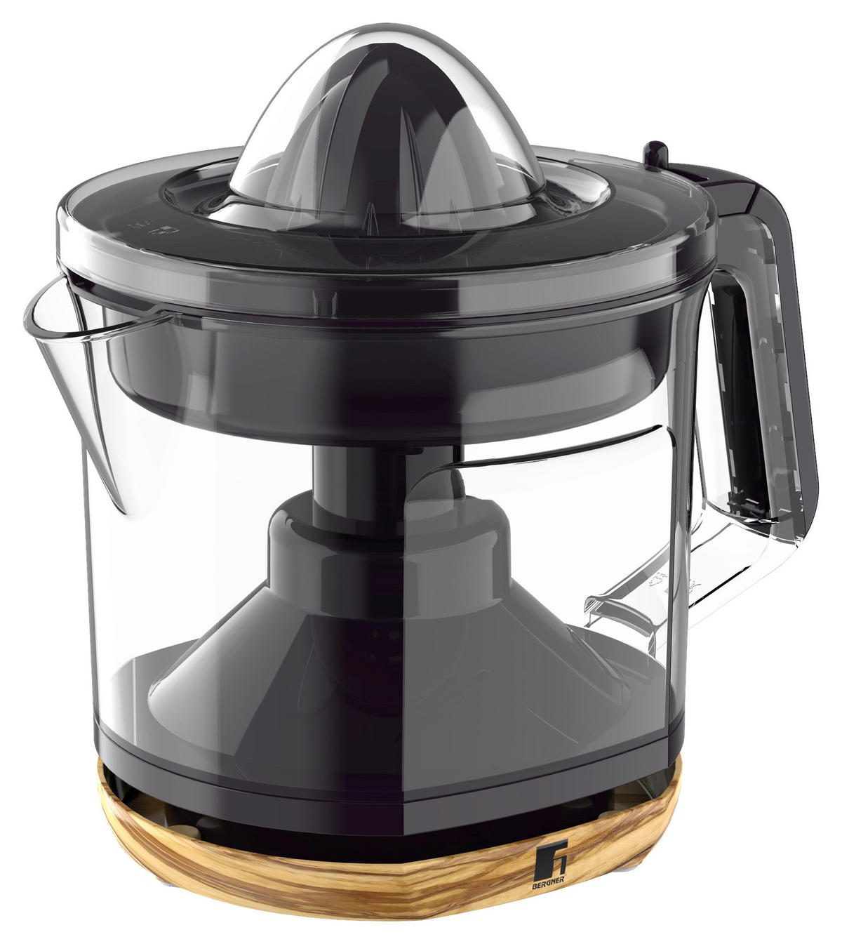 BERGNER Zitruspresse CHARCOAL CHARCOAL - schwarz (21,00/17,00/21,50cm) - BERGNER