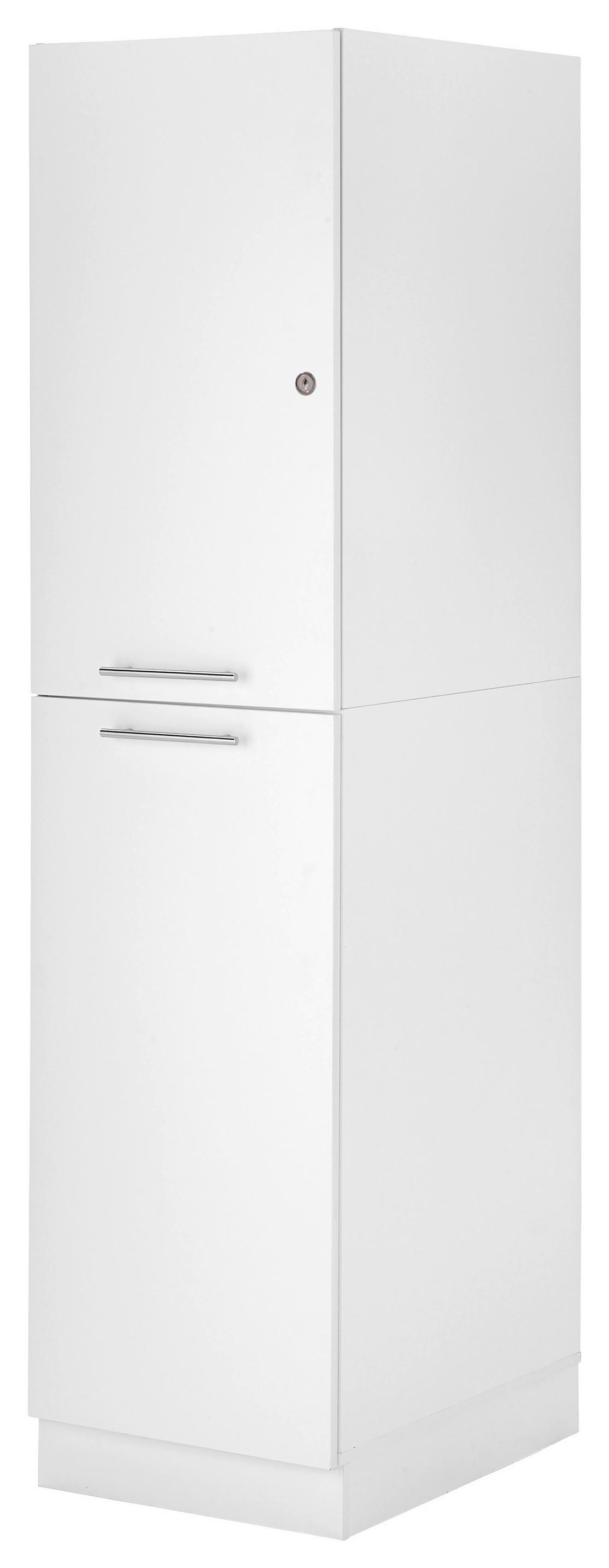 Respekta Hochschrank Clara weiß matt B/H/T: ca. 50x200x67,6 cm Clara - weiß (50,00/200,00/67,60cm) - Respekta