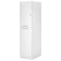 Respekta Hochschrank Clara weiß matt B/H/T: ca. 50x200x67,6 cm Clara - weiß (50,00/200,00/67,60cm) - Respekta
