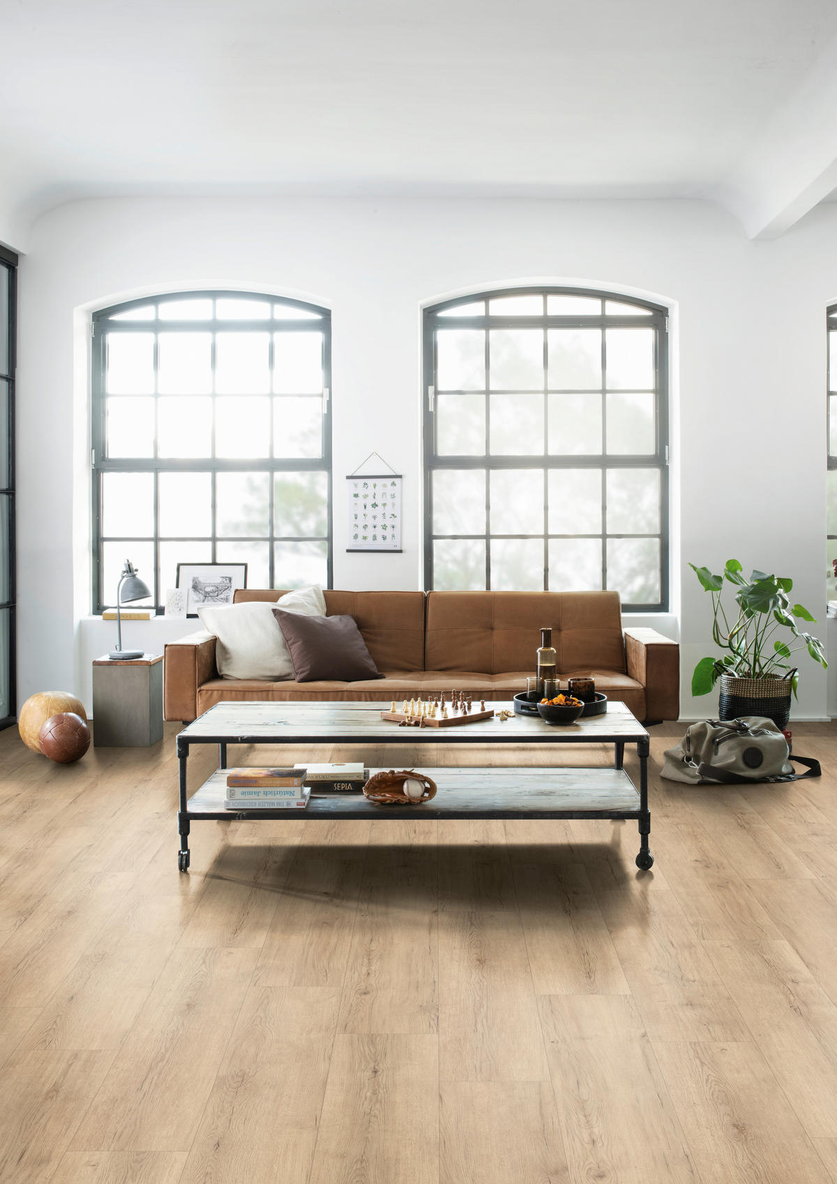 Laminatboden Eiche sand ca. 2,5424m² im Paket Eiche sand ca. 2,5424m² im Paket