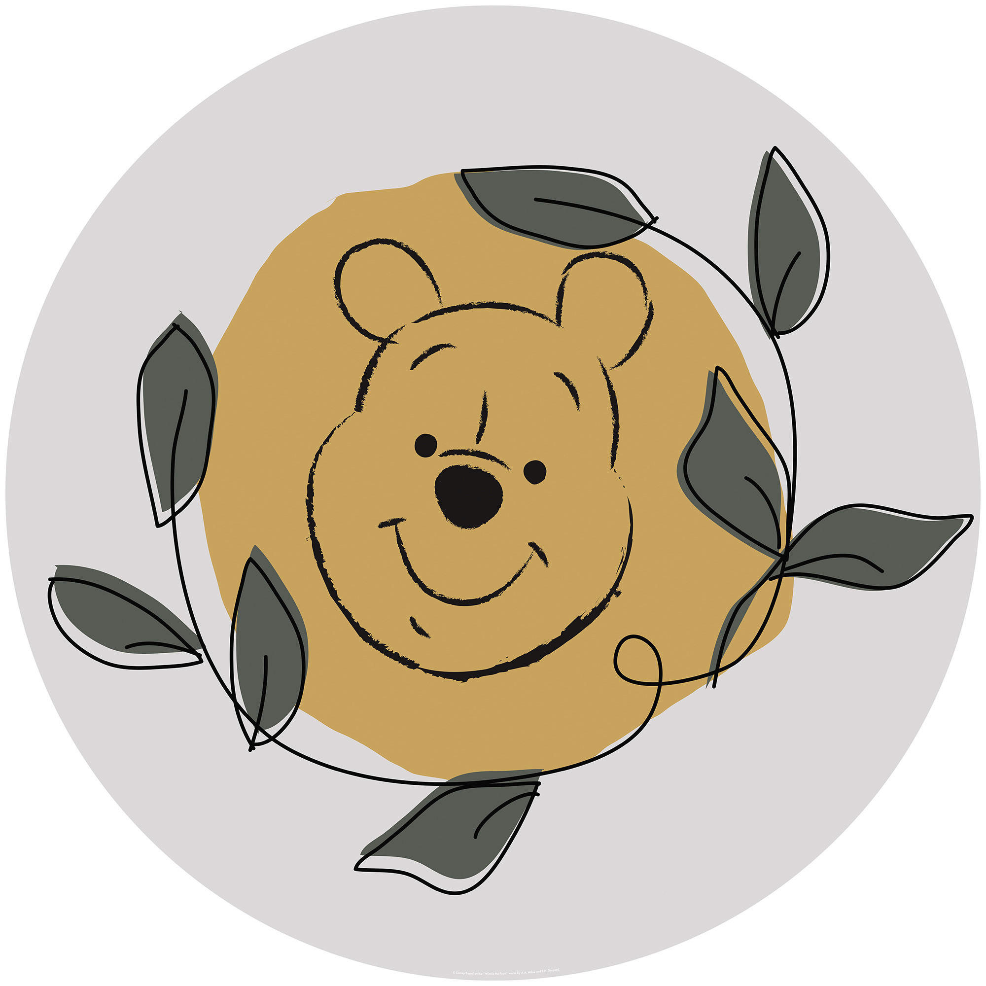 Komar Fototapete Winnie the Pooh Garland D: ca. 125 cm Winnie the Pooh Garland - (125,00cm) - Komar
