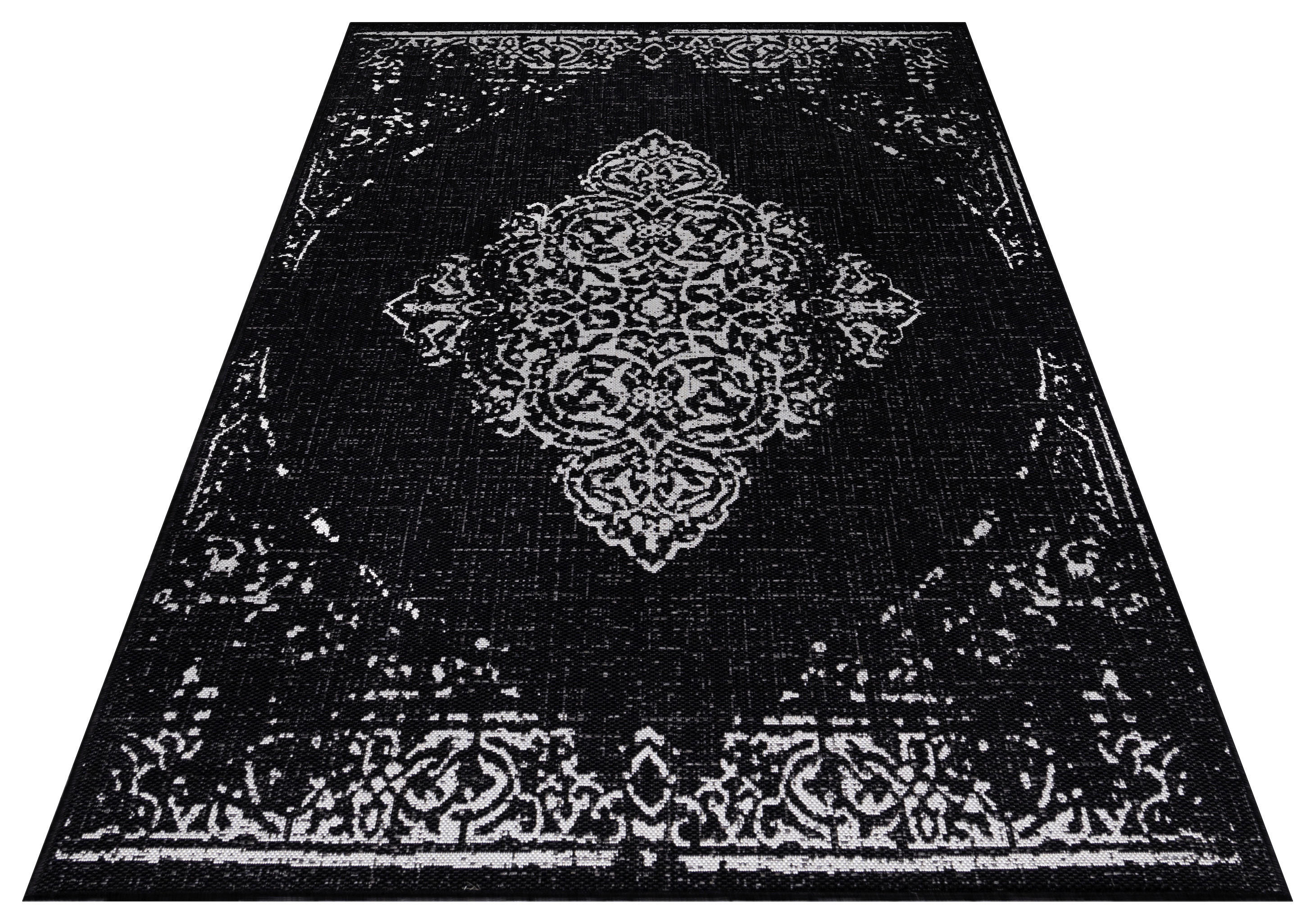 Ayyildiz Teppich SUNNY schwarz B/L: ca. 280x370 cm SUNNY - schwarz (280,00/370,00cm) - Ayyildiz