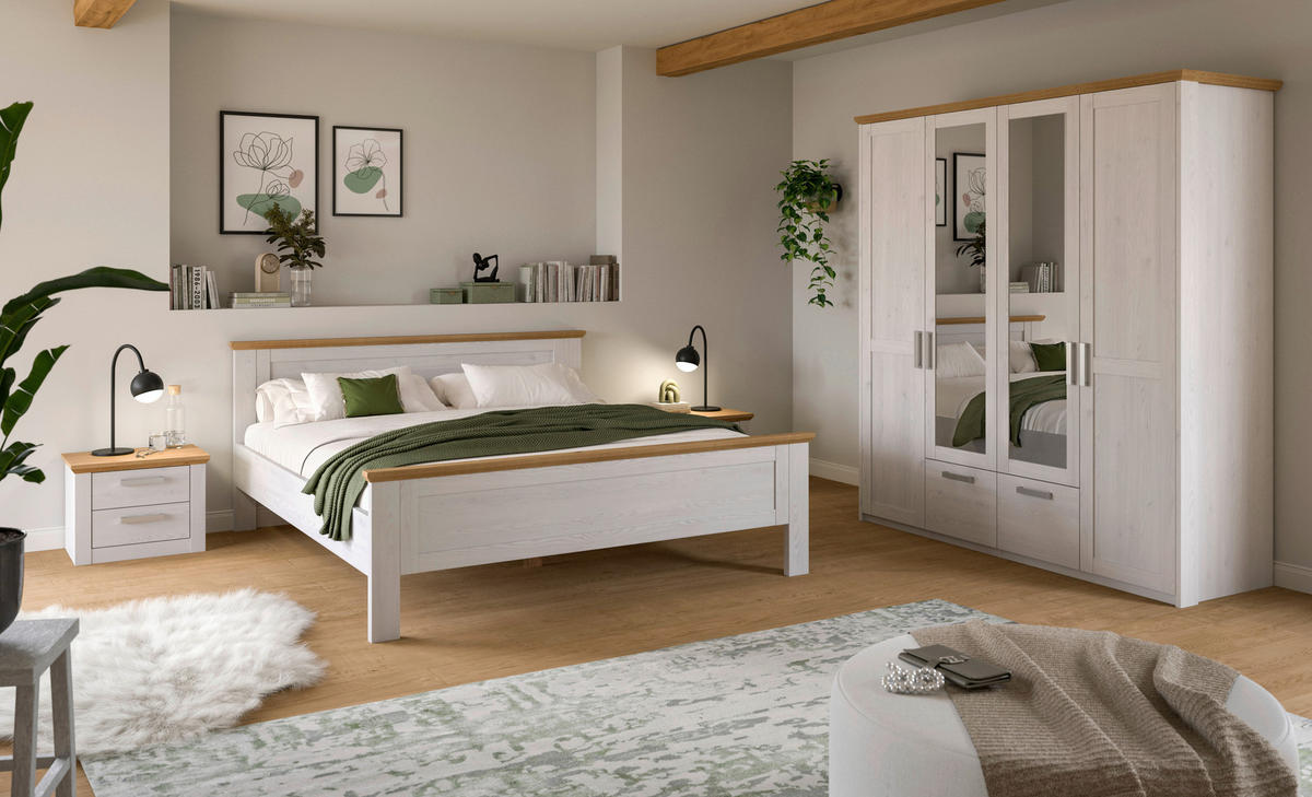 Nachtkonsole VERONA Sibiu Lärche Nachbildung Eiche Artisan Nachbildung B/H/T: ca. 56x43x39 cm VERONA - Eiche (56,00/43,00/39,00cm) - xonox.home