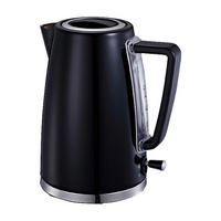 MICHELINO Wasserkocher 74080 schwarz Glas Edelstahl ca. 1,7 l Wasserkocher - schwarz (1,70l) - MICHELINO