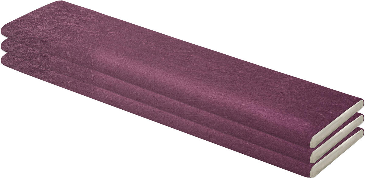 Dekostoff Pannesamt aubergine B: ca. 150 cm Pannesamt - aubergine (150,00cm)