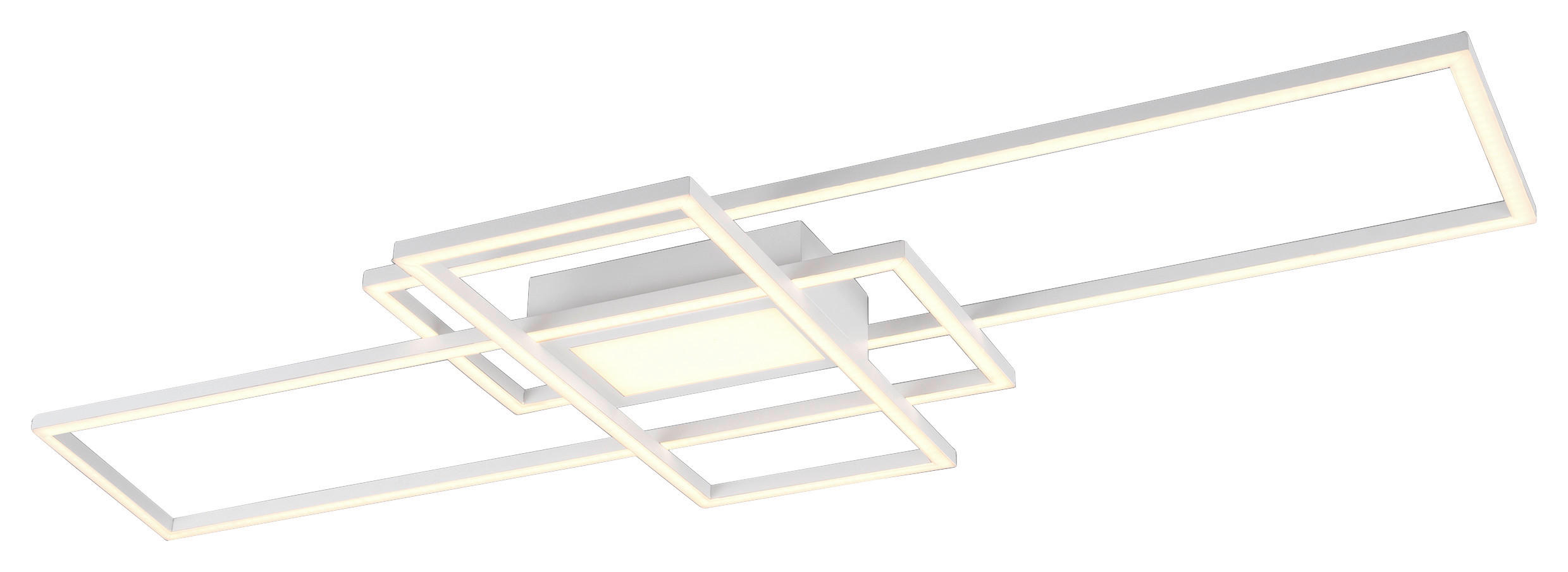 TRIO Deckenleuchte 620010431 weiß Metall B/H/L: ca. 42x6x105 cm LED-Deckenleuchte_Irvine - weiß (105,00/42,00/6,00cm) - TRIO