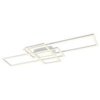 TRIO Deckenleuchte 620010431 weiß Metall B/H/L: ca. 42x6x105 cm LED-Deckenleuchte_Irvine - weiß (105,00/42,00/6,00cm) - Trio