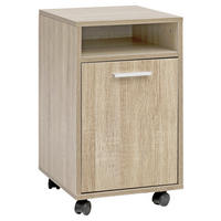 Rollcontainer braun Spanplatte B/H/T: ca. 33x60x38 cm Rollcontainer - braun (33,00/60,00/38,00cm) - Wohnling