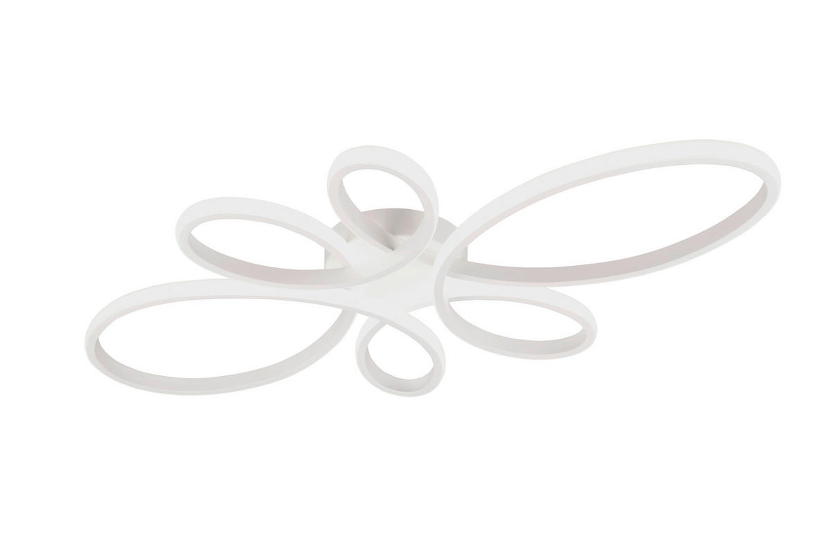 Trio LED-Deckenleuchte weiß Metall B/H/L: ca. 7,5x45,5x83 cm LED-Deckenleuchte_Fly - weiß (83,00/7,50/45,50cm) - Trio