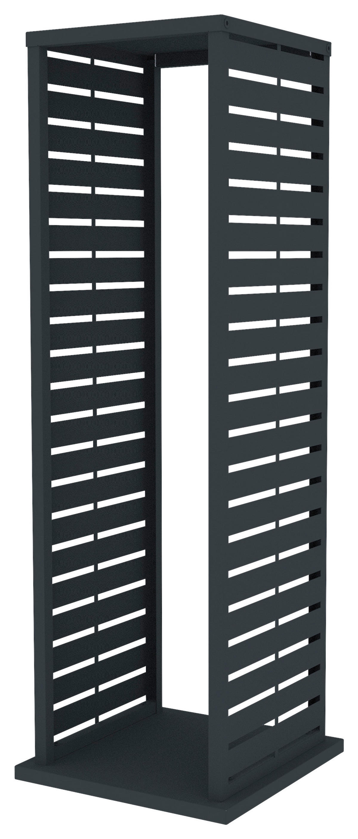 Westmann Kaminholzregal Luma anthrazit B/H/L: ca. 38x112x38 cm Luma - anthrazit (38,00/38,00/112,00cm) - Westmann