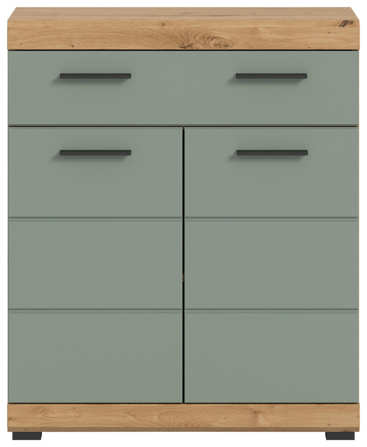 Schrank Scout Eiche Artisan Nachbildung salbei Nachbildung B/H/T: ca. 74x88x31 cm Scout - Eiche/salbei (74,00/88,00/31,00cm) - xonox.home
