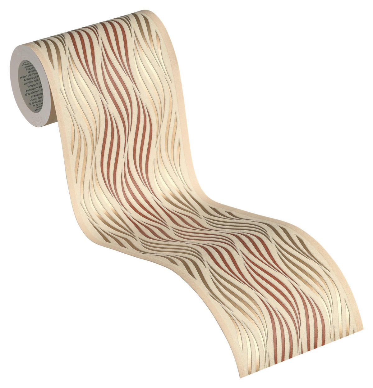 A.S.Creation Bordüre braun silber B/H/D: ca. 13x500x8 cm Bordüre_selbstklebend - braun/silber (8,00/500,00cm) - A.S.Creation