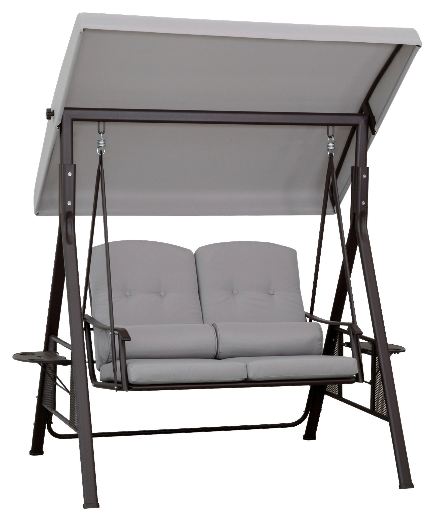 Outsunny Hollywoodschaukel braun Metall B/H/L: ca. 118x173x162 cm günstig online kaufen