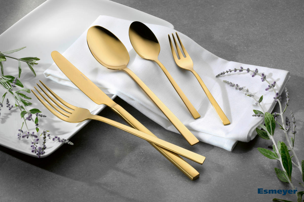 Esmeyer Besteckset Melina gold Edelstahl 68 tlg. Melina - gold - Esmeyer