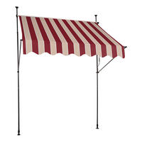 Klemm-Markise Amrum beige B/L: ca. 195x120 cm Amrum - beige/rot (195,00/120,00cm)