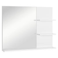 Badspiegel 834-207 weiß B/H/T: ca. 60x48x10 cm 834-207 - weiß (60,00/48,00/10,00cm) - kleankin