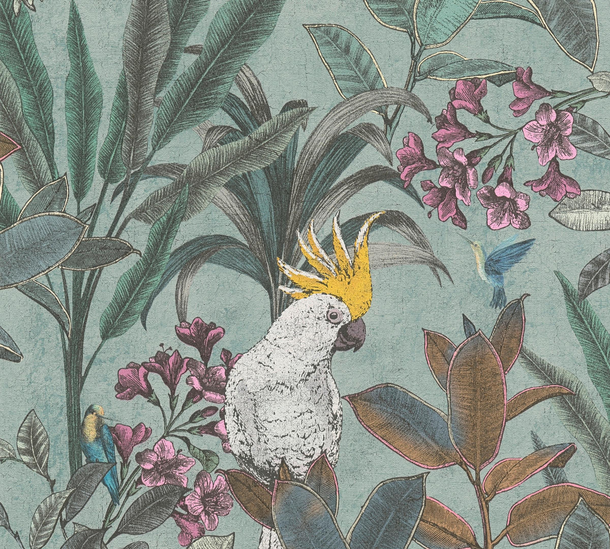 A.S.Creation Vliestapete pink blau B/H/D: ca. 53x1005x8 cm Vliestapete - blau/pink (8,00/1005,00cm) - A.S.Creation