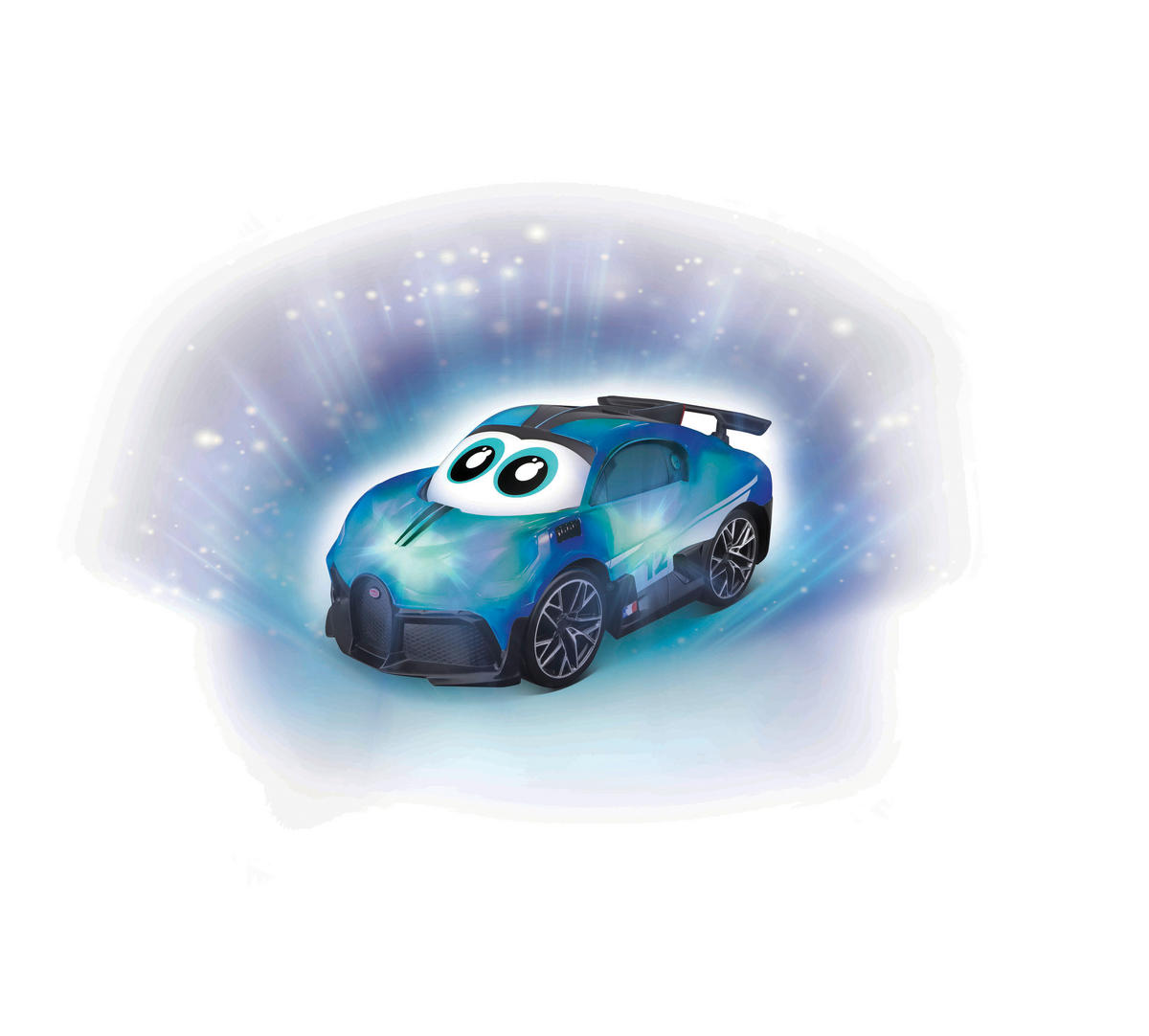 BBJunior Spielzeugauto Bugatti Light Up Divo B/H/L: ca. 12x12x22,3 cm Bugatti Light Up Divo - blau/schwarz (22,30/12,00/12,00cm) - BBJunior