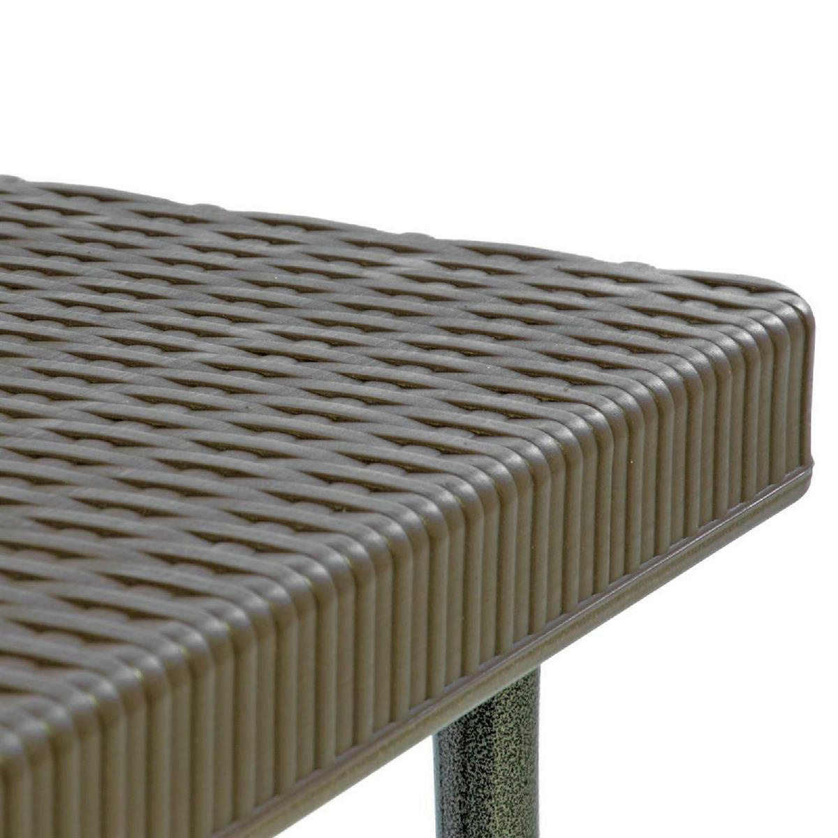 VCM Klappbank braun Metall B/H/L: ca. 25x43x180 cm Klappbank - braun (180,00/25,00/43,00cm) - VCM