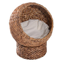 PawHut Katzenkorb braun Metall B/H/L: ca. 33x52x42 cm Katzenkorb - braun (42,00/33,00/52,00cm) - PawHut