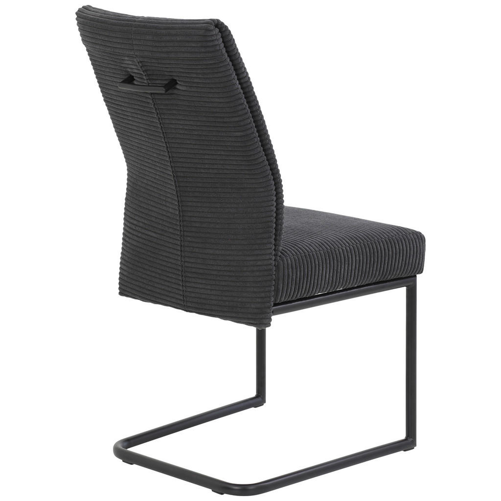 Thumbnail - Schwingstuhl Dagmar, 4er-Set anthrazit Metall B/H/T: ca. 50x99x65 cm