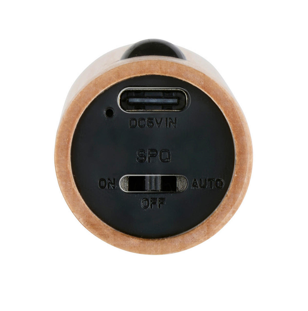 LED-Wandleuchte hellbraun dunkelbraun B/H/L: ca. 3x6x18 cm LED-Wandleuchte_Portabel - dunkelbraun/hellbraun (18,00/3,00/6,00cm)