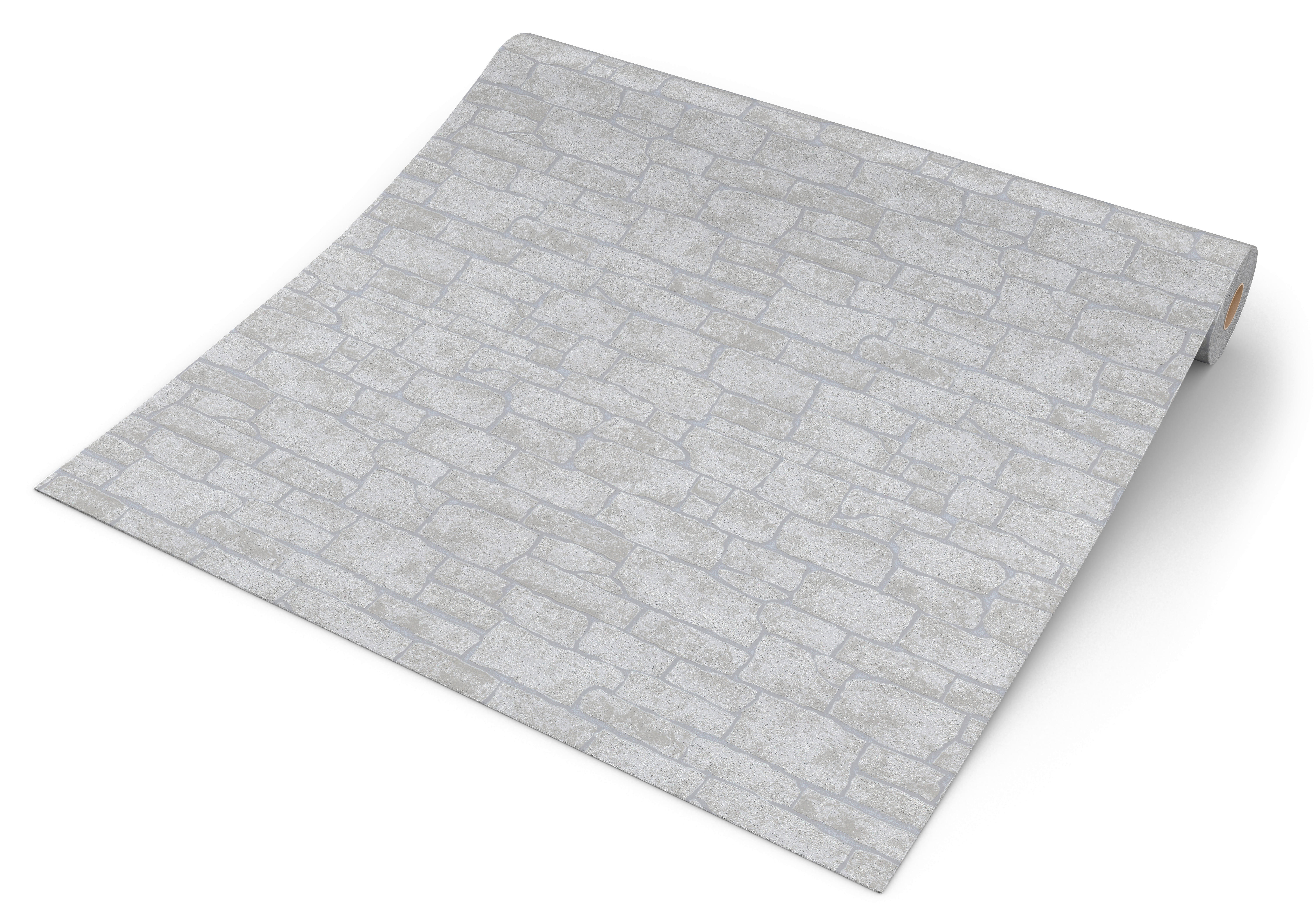 Vliestapete Steinoptik grau B/L: ca. 53x1005 cm Vliestapete_10091-10 - grau (53,00/1005,00cm)