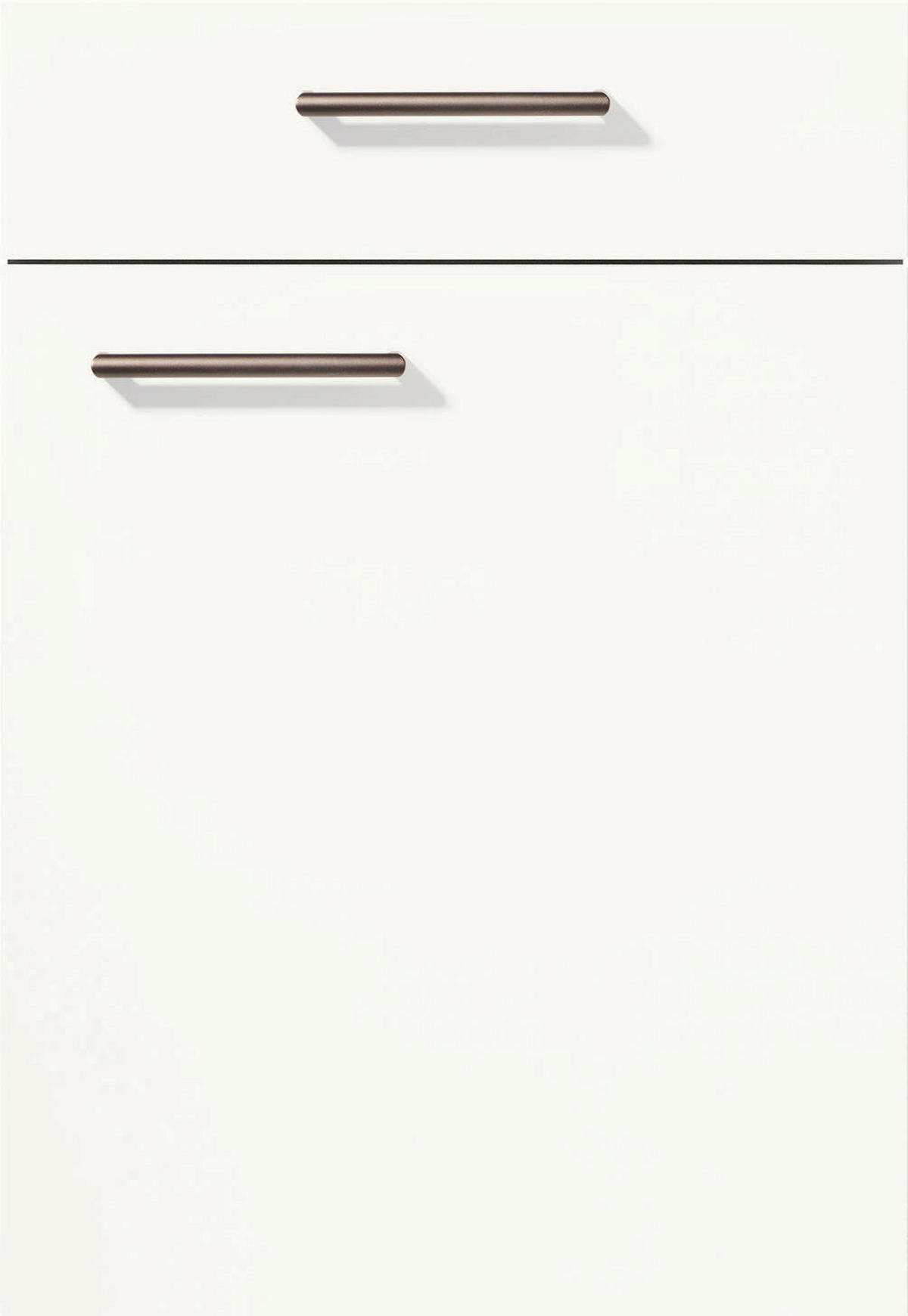 nobilia Küchenblock Senso weiß Lack Premium Matt B: ca. 310 cm Senso - Eiche/weiß (310,00cm) - nobilia