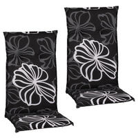 Beo Saumauflage für Hochlehner schwarz Polyester-Mischgewebe B/H/L: ca. 50x6x118 cm 2er Set Saumauflage_für_Hochlehner_2er - weiß/schwarz (118,00/50,00/6,00cm) - Beo