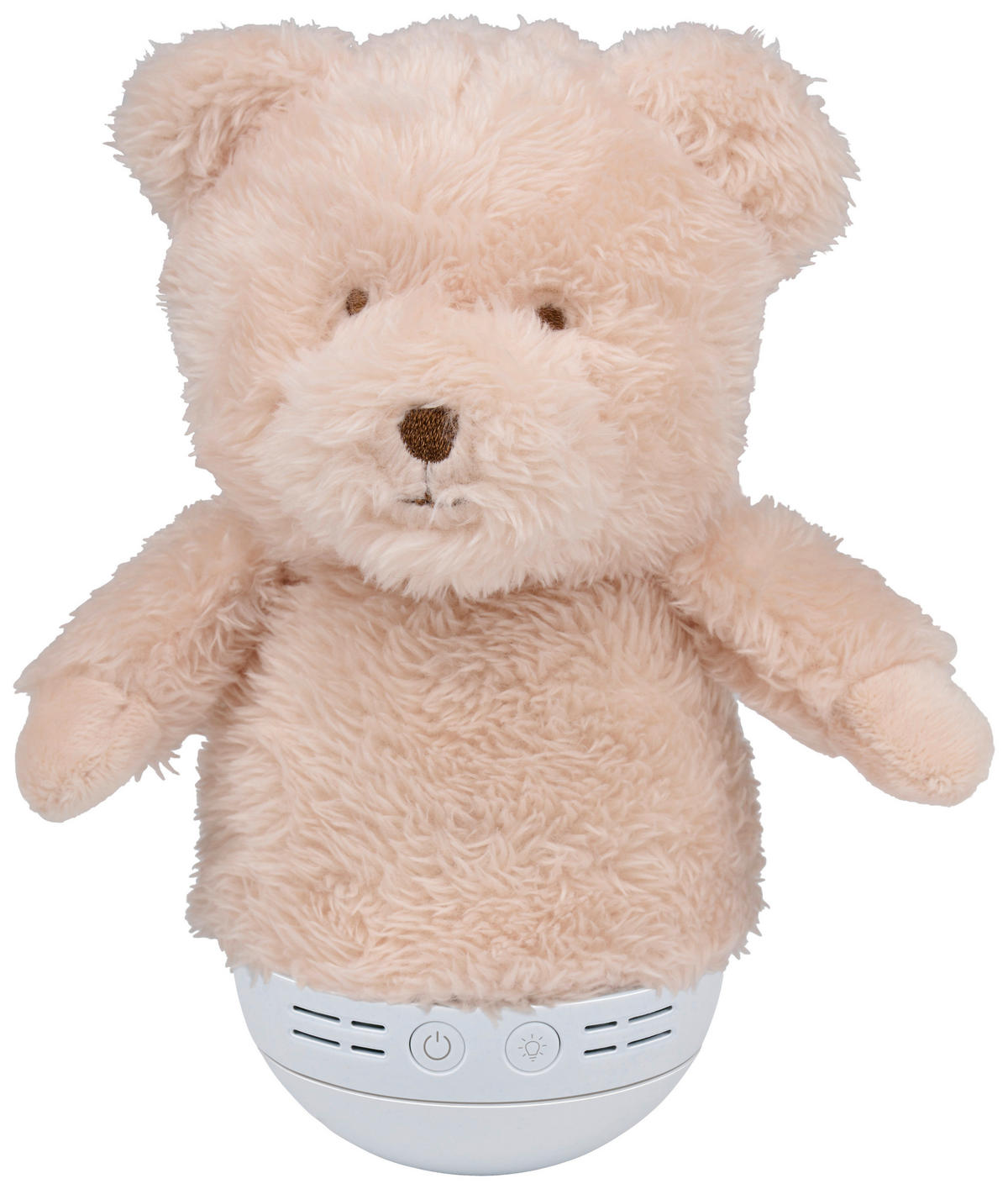 LED-Wackel-Nachtlicht beige B/H/L: ca. 14x11x19 cm LED-RGB-Wackel-Nachtlicht_Bär - beige (19,00/14,00/11,00cm)