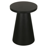 Beistelltisch CONE schwarz lackiert Akazie H/D: ca. 50x40 cm CONE - schwarz (40,00/50,00cm) - byLIVING