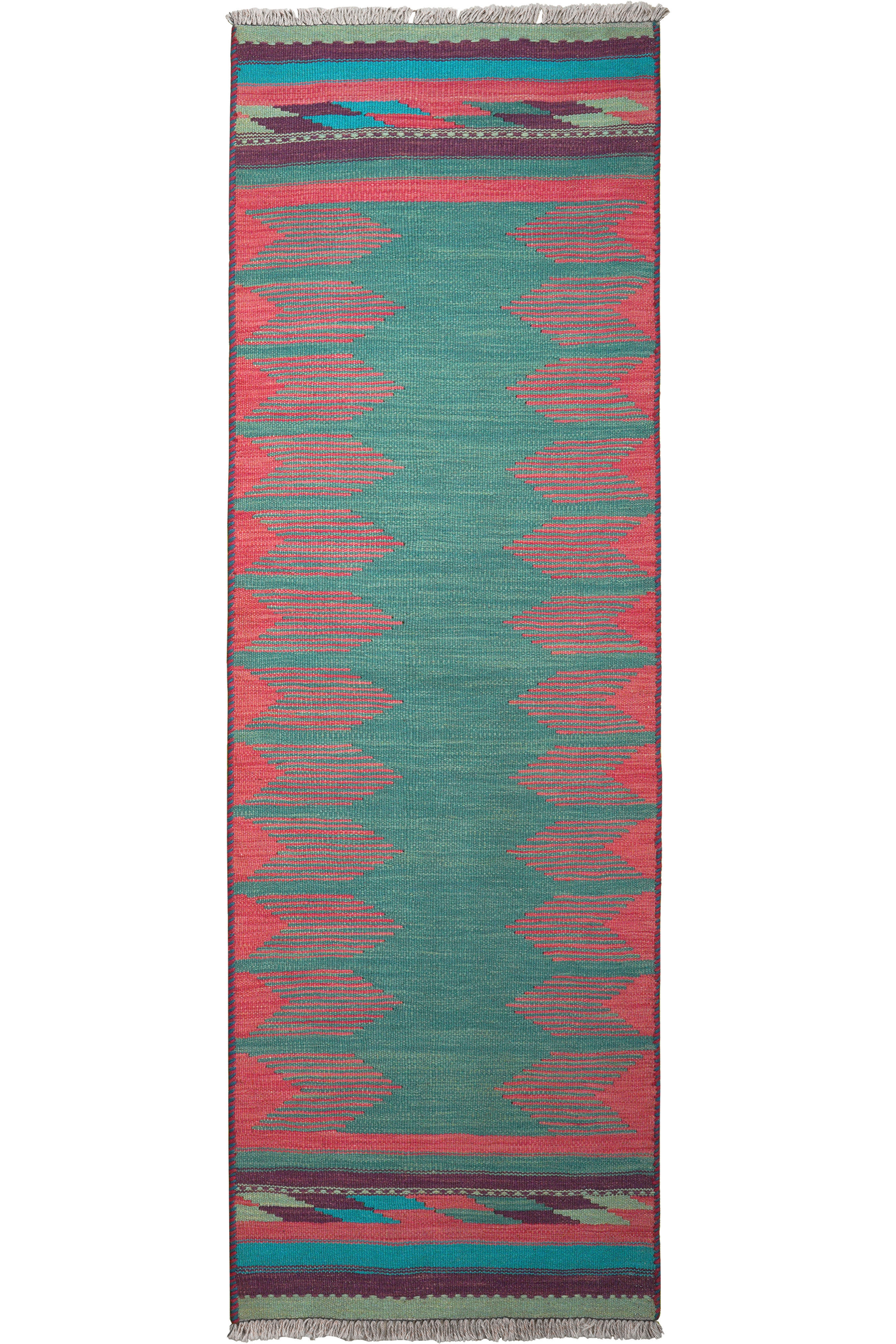 PersaTepp Teppich Kelim Gashgai multicolor B/L: ca. 65x203 cm Kelim Gashgai - multicolor (65,00/203,00cm) - PersaTepp