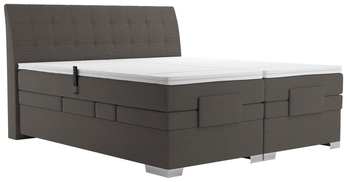 Boxspringbett Astrid braun Liegefläche B/L: ca. 180x200 cm Astrid - braun (189,00/123,00/220,00cm)