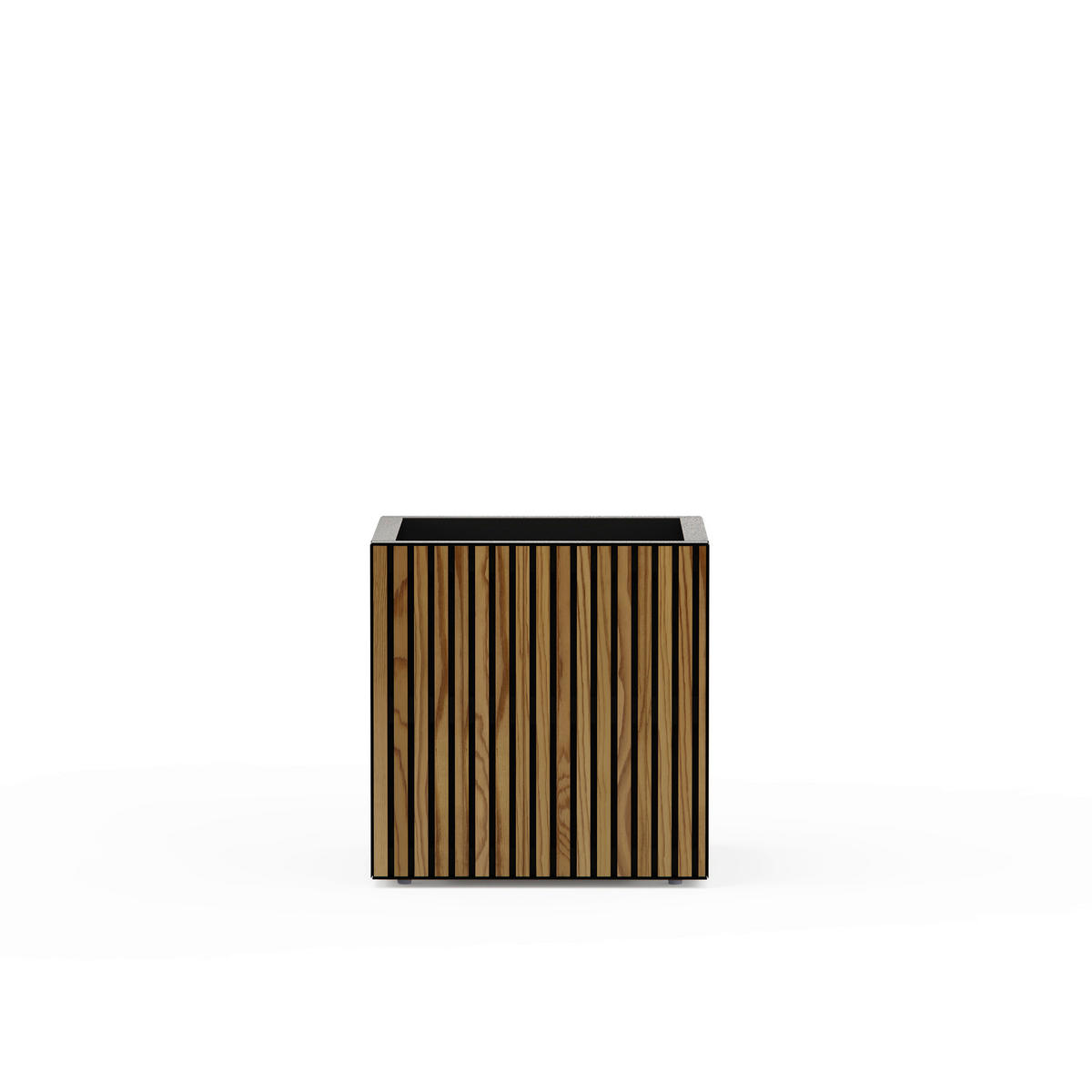 Herstera Garden Pflanzkübel Deco Planter schwarz Metall B/H/L: ca. 50x50x50 cm Deco Planter - schwarz (50,00/50,00/50,00cm) - Herstera Garden