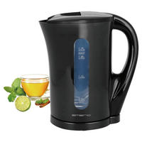 Emerio Wasserkocher WK-123483 schwarz Kunststoff H/D: ca. 21,6x17 cm ca. 1,7 l Wasserkocher WK-123483 - schwarz (17,00/21,60cm) - Emerio