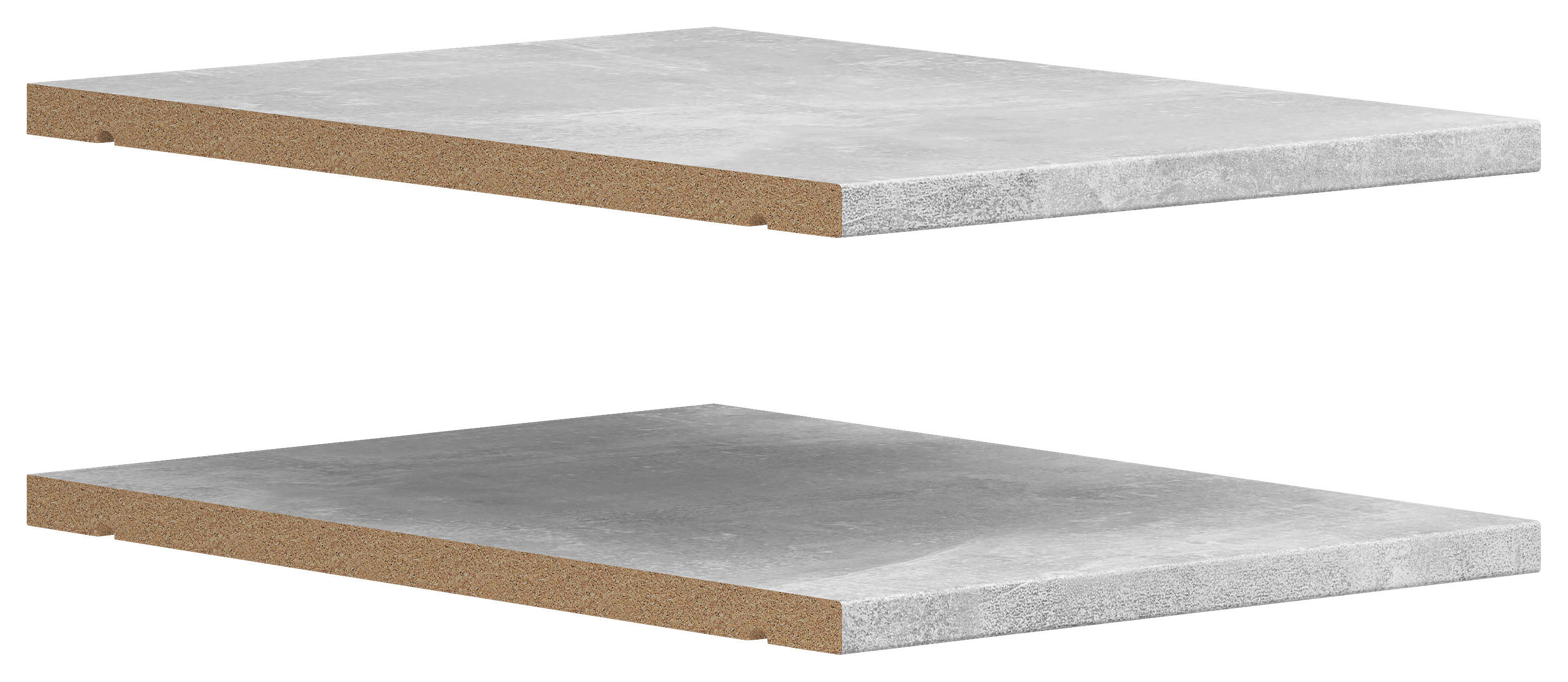 Einlegeböden-Set Multi-Stauraum Typ 44 Beton Optik B/H/T: ca. 26,9x1,5x35,8 cm Multi-Stauraum Typ 44 - Beton (26,90/1,50/35,80cm)