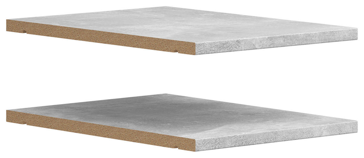 Einlegeböden-Set Multi-Stauraum Typ 44 Beton Optik B/H/T: ca. 26,9x1,5x35,8 cm Multi-Stauraum Typ 44 - Beton (26,90/1,50/35,80cm)
