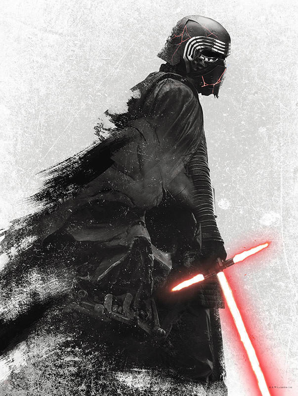 Komar Wandbild Star Wars EP9 Kylo Vader Shadow Star Wars B/L: ca. 30x40 cm  ▷ online bei POCO kaufen