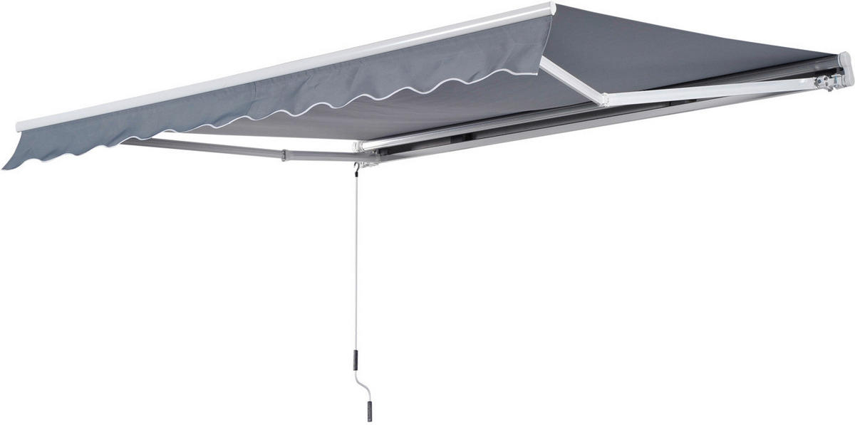 Markise grau B/L: ca. 250x295 cm Markise - grau (250,00/295,00cm) - Outsunny