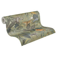 A.S.Creation Papiertapete grün B/H/D: ca. 53x1005x7,1 cm Papiertapete - grün (7,10/1005,00cm) - A.S.Creation