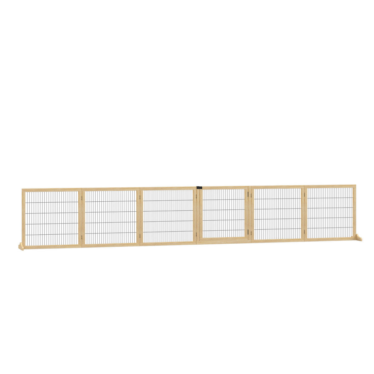 PawHut Schutzgitter natur Polypropylen B/H/L: ca. 36x432x70 cm Türschutzgitter - natur (70,00/36,00/432,00cm) - PawHut