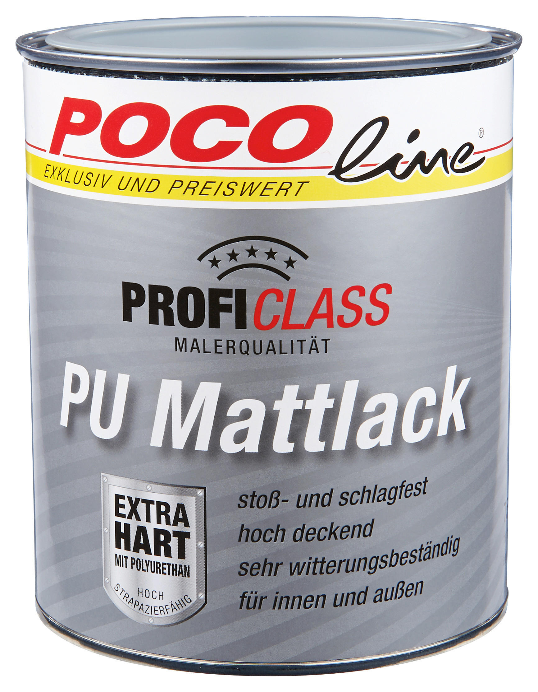 ProfiClass PU-Buntlack Silbergrau matt ca. 0,75 l PU-Mattlack_ProfiClass 750ml - Silbergrau (750ml)