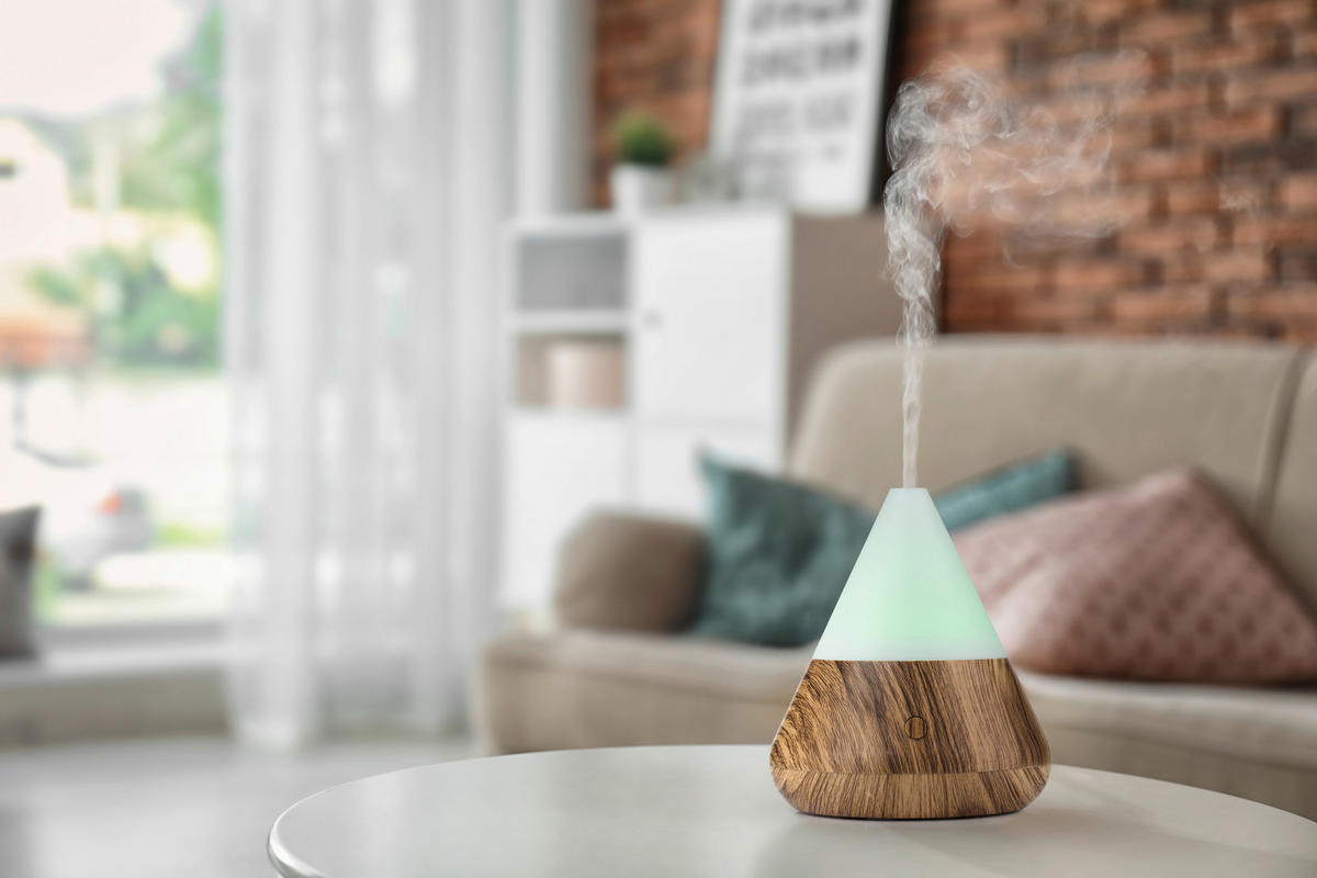 Grundig Aroma-Diffusor weiß Holz LED-Aroma-Diffusor - weiß - Grundig